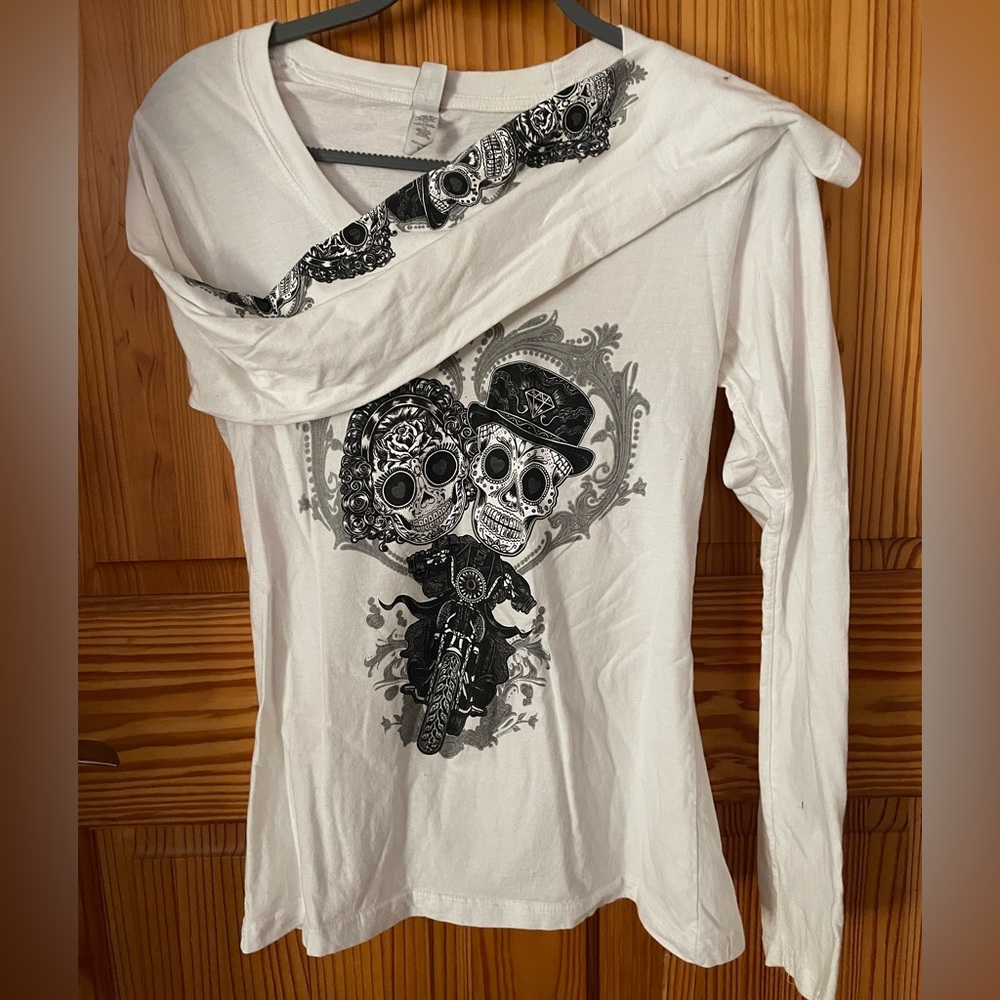 Day of the dead skeleton shirt